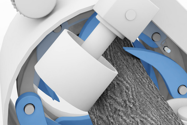 伐木车监测链锯的停放位置