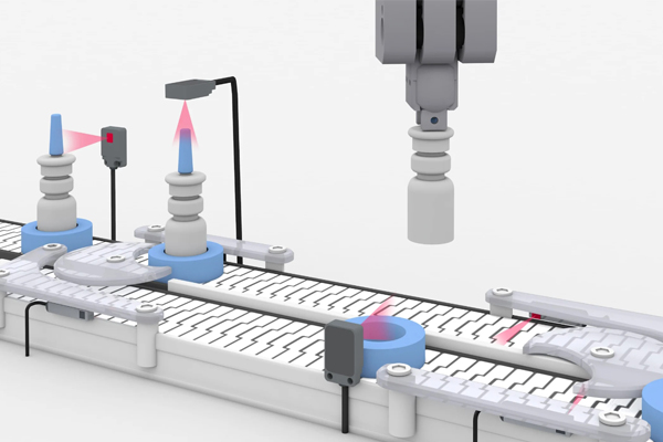 检测传送带上的物品